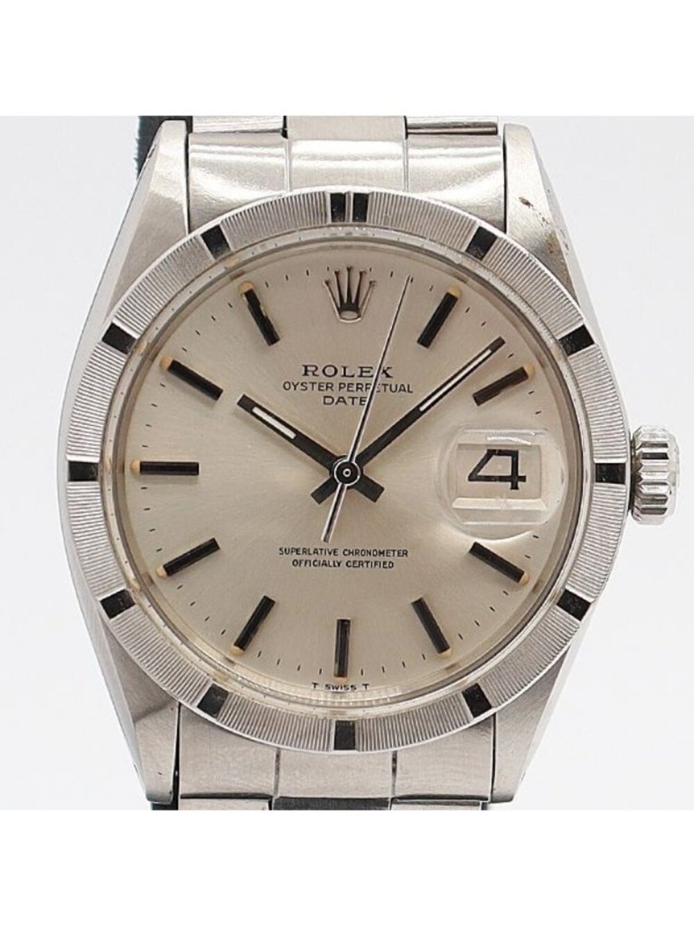 Rolex Oyster Perpetual Date Automatic Silver Dial Watch